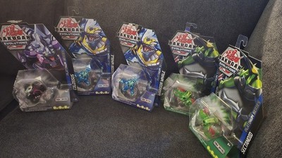 Bakugan Evolutions Platinum Series Colossus Warrior Whale Sectanoid 5 TOTAL NEW