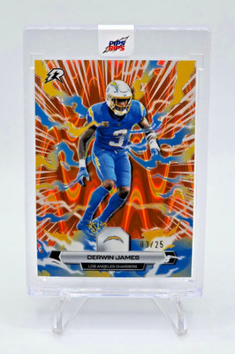 Derwin James - 2025 Topps Resurgence Orangewave Jersey/Color matched! 03/25 🔥🔥