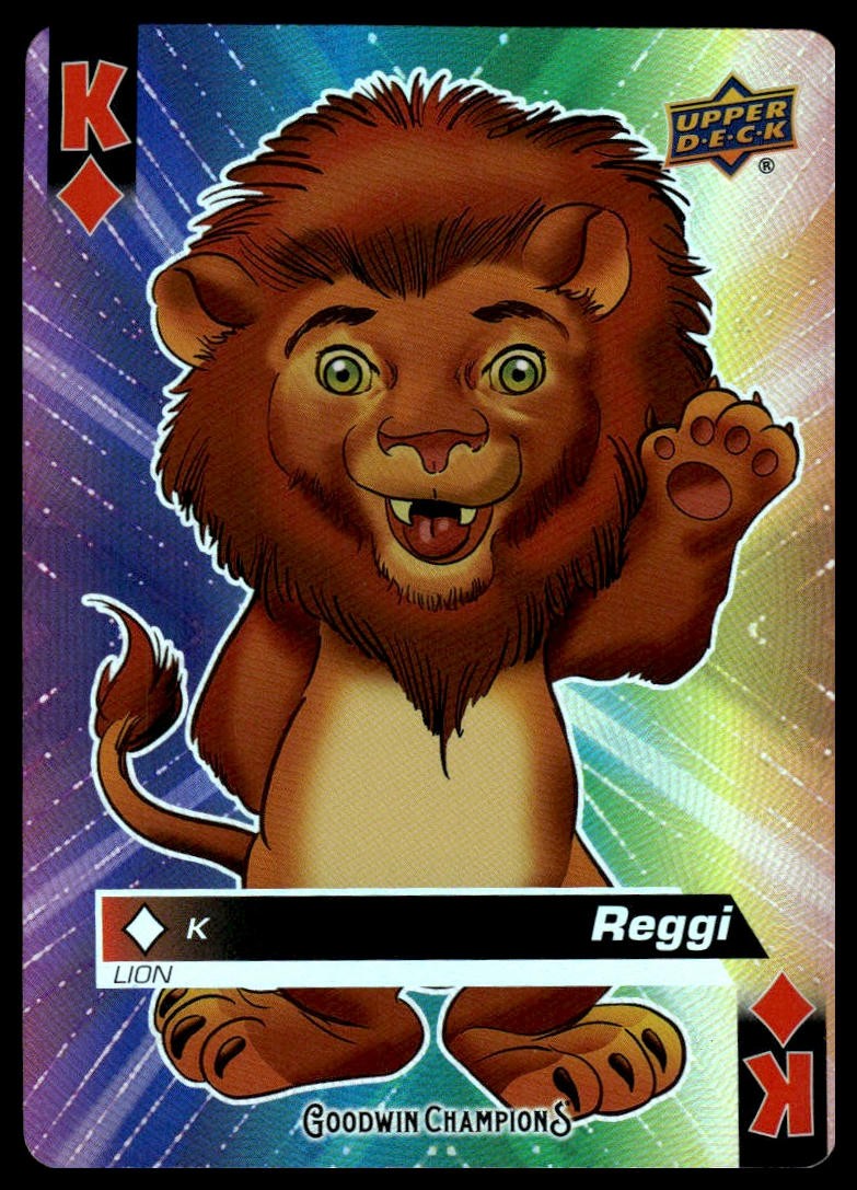 2021 Upper Deck Goodwin Champions Reggi #K Playing Cards Animation