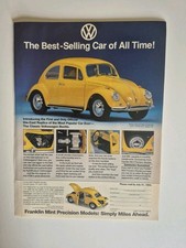 Volkswagen Beetle Model Diecast Vintage Print Ad 1994 8x10.5 Original Adv Poster