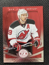 2013-14 Panini Totally Certified #60 Travis Zajac Platinum Red #/100