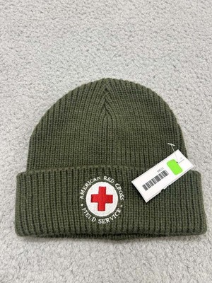 American Red Cross Hat Cap Mens Beanie One Size Port Authority