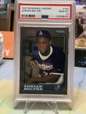 1997 Bowman Chrome Adrian Beltre #182 Rookie Los Angeles Dodgers PSA 10
