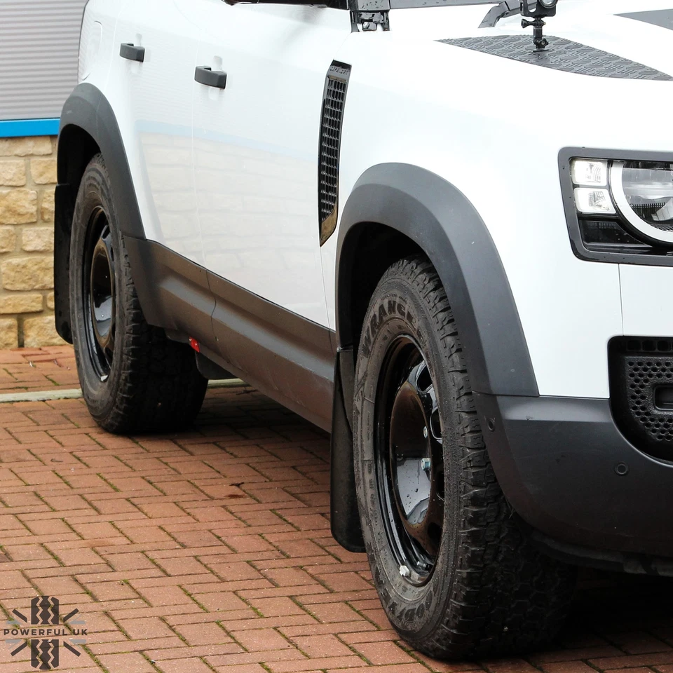 4x Llanta de acero genuina Land Rover nueva Defender 2020+ 90+110 LR143917 blanca  - Imagen 4 de 4
