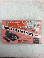 Vtg 60's 19th Hole Electromatic Putting Practice Golf Ball Return