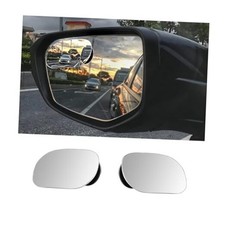 Car Blind Spot Mirrors, HD Glass Frameless 360 Degree Rotating Wide Angle