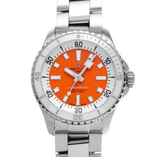 Breitling Super Ocean Automatic 36 A17377211O1A1 Orange Men Stainless #W2088 2