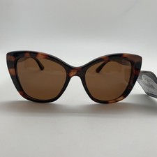 Foster Grant FGLP 21 02 Brown Polarized Sunglasses Womens