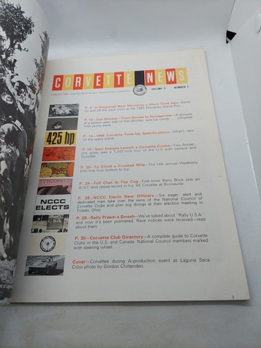 Corvette News 1965 Volume 9 Number 2 - Picture 4 of 6
