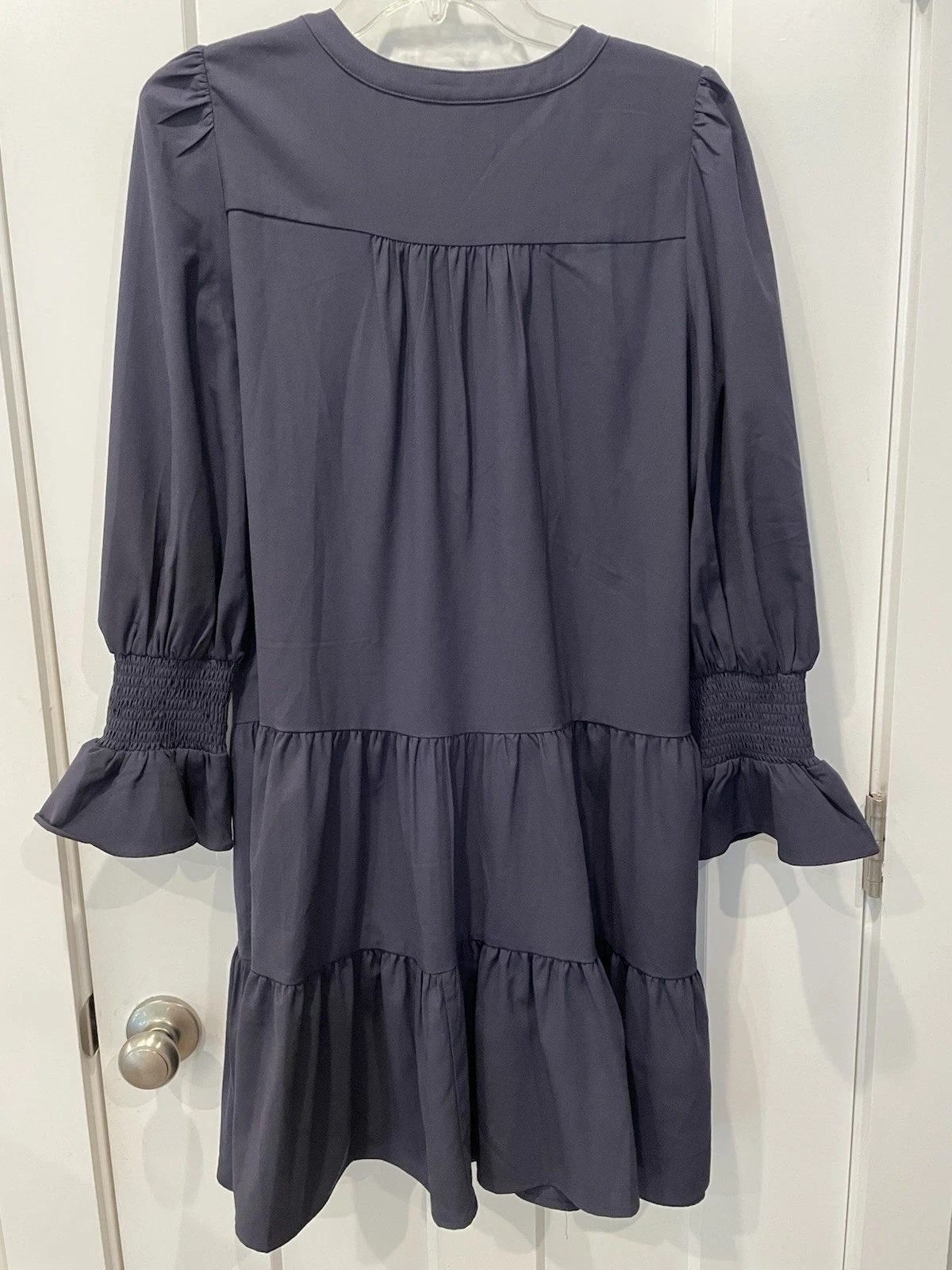 Abito Tuckernuck Pomander Place Navy Kenzo Crepe Taglia Large