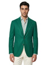 SARTORIO KITON NAPOLI Green Jacket Sport Coat 100 Cashmere for TINCATI MILANO