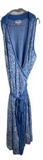 Diane von Furstenberg DVF x Target Blue/ White Knit Coastal Wrap Dress Sz XXL