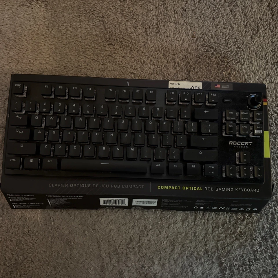 ROCCAT Vulcan TKL Pro Optical Gaming Keyboard - Black - Image 3 of 3