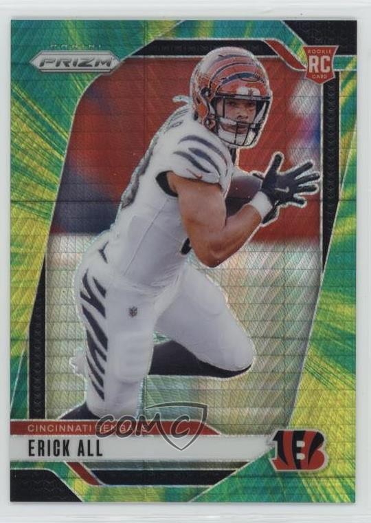 2024 Panini Prizm Rookies Hyper Prizm 11/180 Erick All Jr #333 Rookie RC 19js