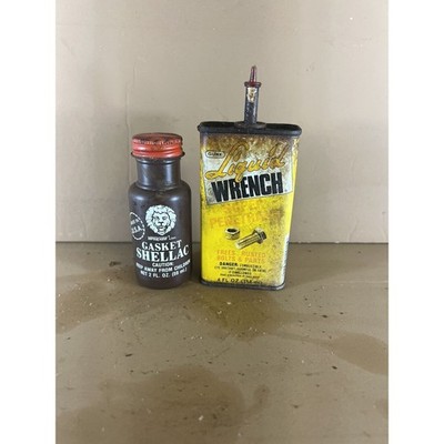 Vintage Advertising Gunk Liquid Wrench Lube Versa Chem Gasket Man Shop Decor