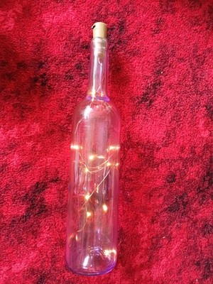LED Leuchtglas Flasche Design Tisch Mittelstück Dekoration Party Hochzeit