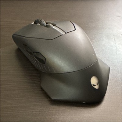 Alienware Black Optical Gaming Mouse 7 Buttons Programmable Scroll Wheel