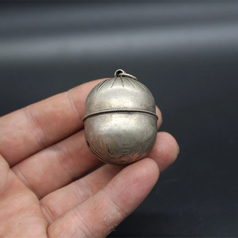 Colecciona campanas cabeza de león campanas de cobre blanco mascotas perros campanas artesanías Foto 2 de 4