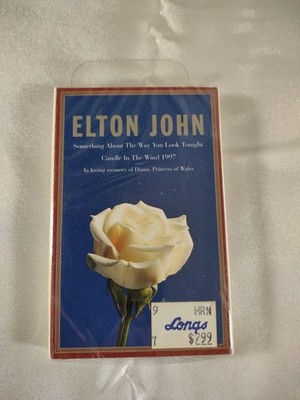 Vintage New Elton John Cassette Single - Candle In The Wind For Princess Diana 