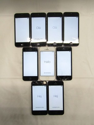 Lot of 9 Apple iPhone 5 16GB White/Black Unlocked AT&T MD638LL/A & MD639LL