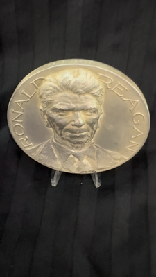 1981 Ronald Reagan Inaugural Medal 4.709 oz .999 Silver Coin | eBay