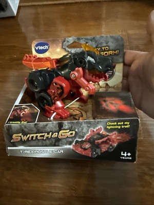 VTech Switch and Go T-Rex Muscle Car Easy to Transform Light-up Effects NEW