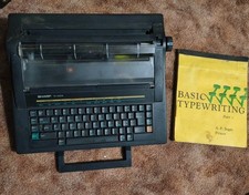 Sharp PA-3020lI Portable ElectronicIntelliwriter Working+Basic Typewriting Part1 thumbnail