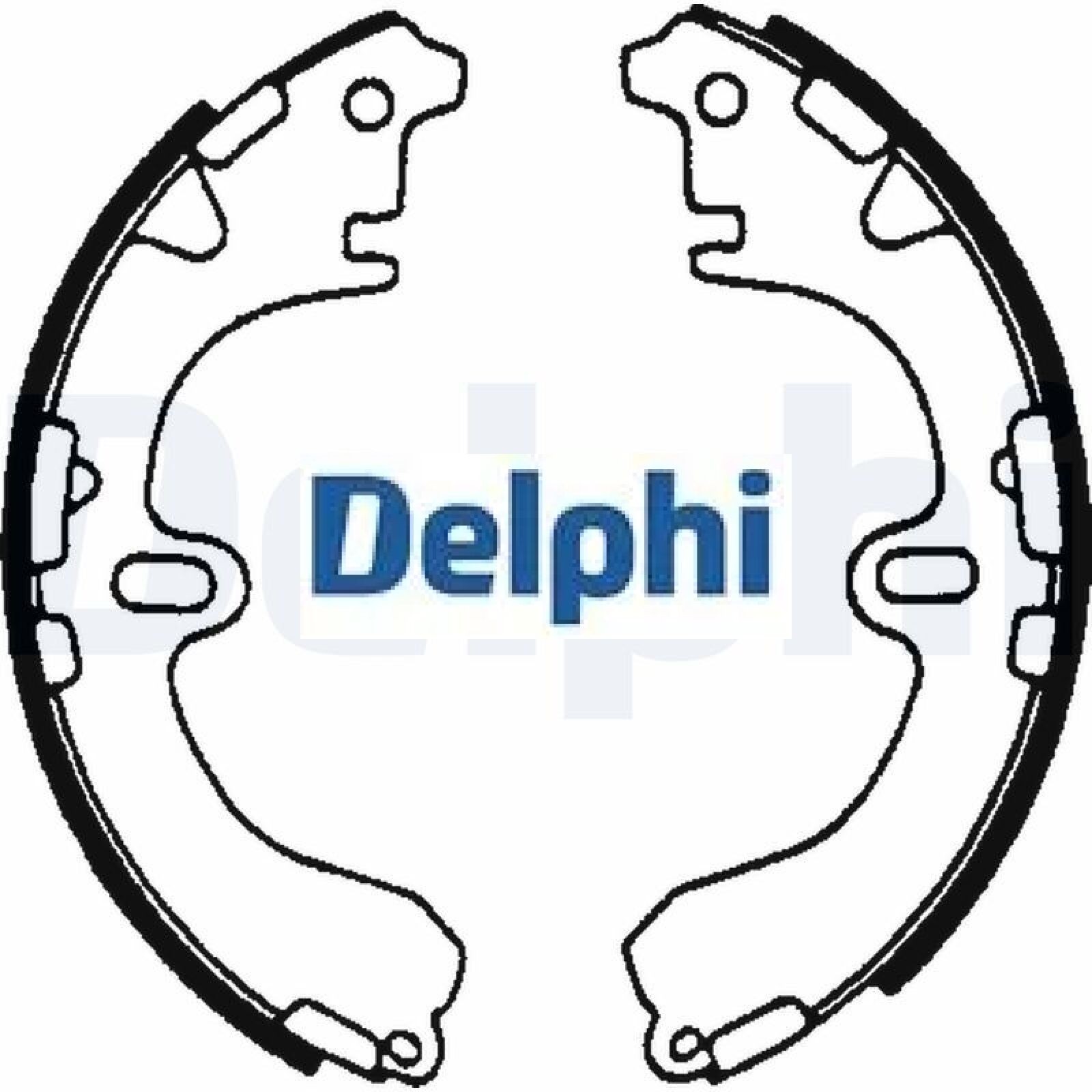 Delphi Ls1601 Bremsbacken | Kompatibel Mit: Toyota Celica Coupe, Corolla, Corolla, Corolla - Bild 2