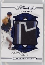 2020 Panini Flawless Patch Sapphire 1/15 Brendan McKay #P-BM Patch 1u6