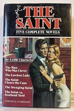The Saint Five Complete Novels Leslie Charteris HC/wDJ VG 1983