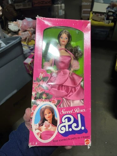Vintage Collectible 1983 Sweet Roses PJ Doll #7455 Mattel NRFB