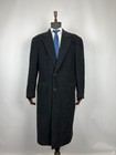 Rare Gianni Versace Versus Men's Dark Charcoal Overcoat Long Coat Size US 42
