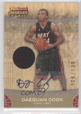 2007 Topps Trademark Moves Rookie Wood Relics Ink /139 Daequan Cook #78 Auto 0c2