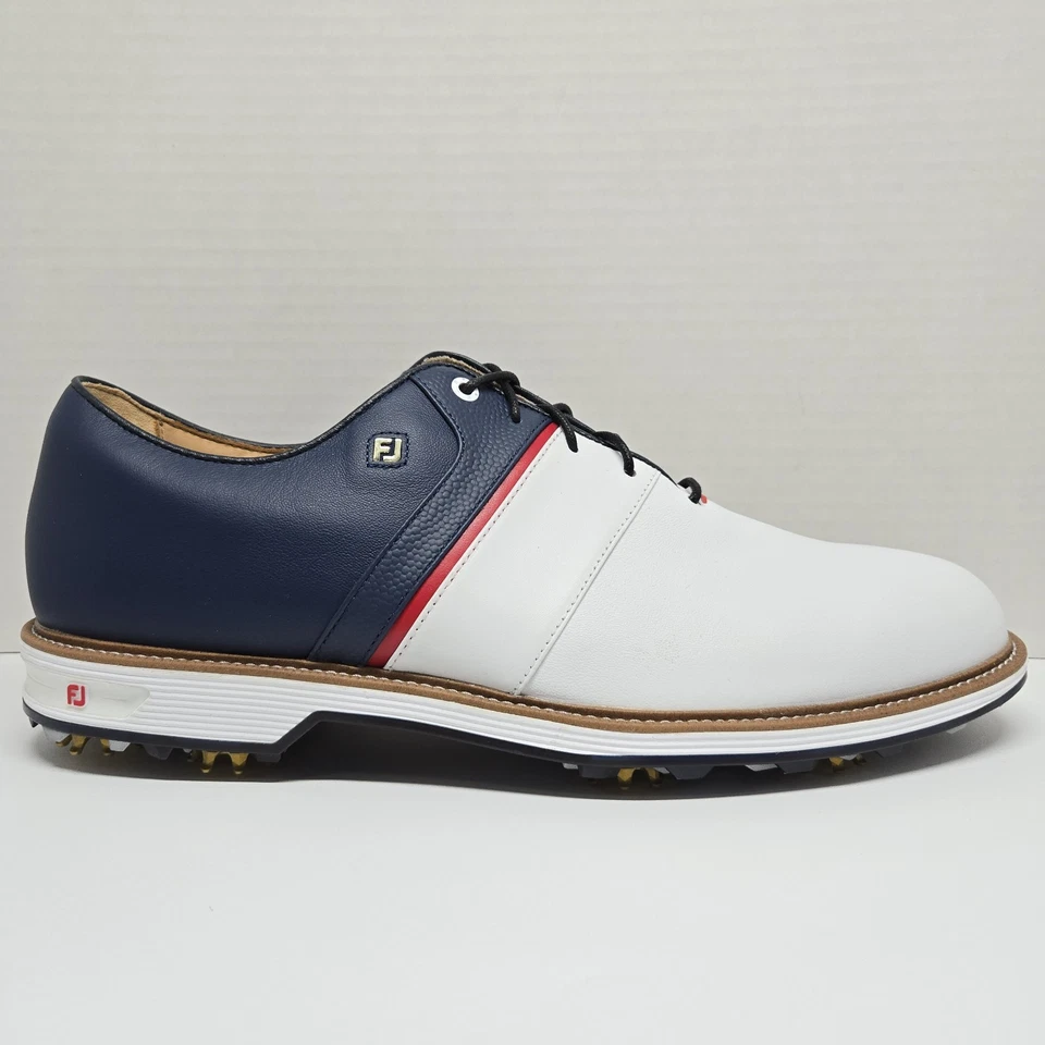 Zapatos de golf FootJoy Premiere Series Packard Liberty #54552 de cuero talla US 14M Foto 3 de 4