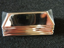 Nachlass-selten 6 uralte sehr sch&ouml;ne Messerb&auml;nke v. WMF-6,7 x 2,8 x 1,5 cm- Rar
