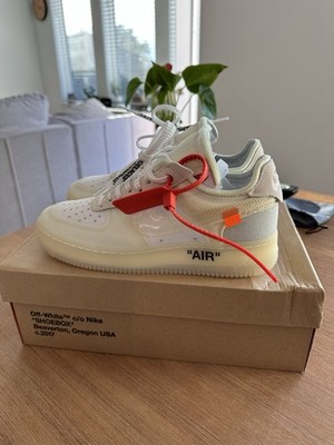 Nike Off-White Air Force 1 Low The Ten White 2017 AO4606-100 Limited Edition