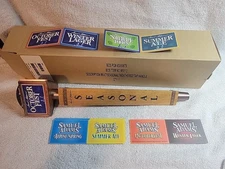 Sam Adams Seasonal Beer Tap Handle w/Octoberfest 8 inserts 14" tall