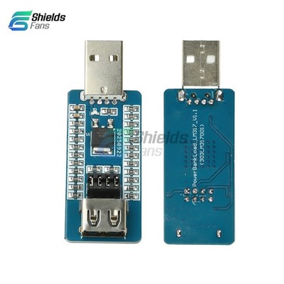 1-10pcs USB A Power Bank Virtual Load Anti-Shutdown Module Switchable Current
