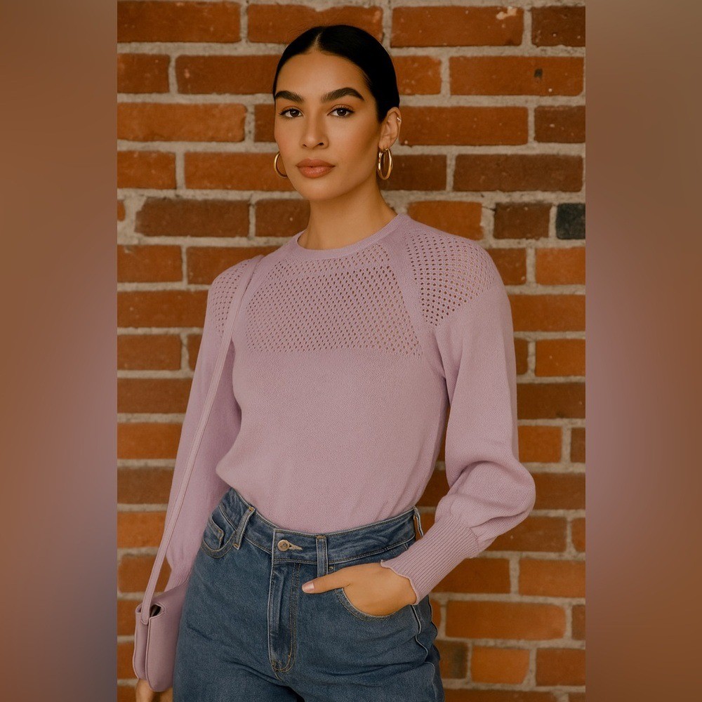 Vintage Dusty Rose Castleberry Sweater 4