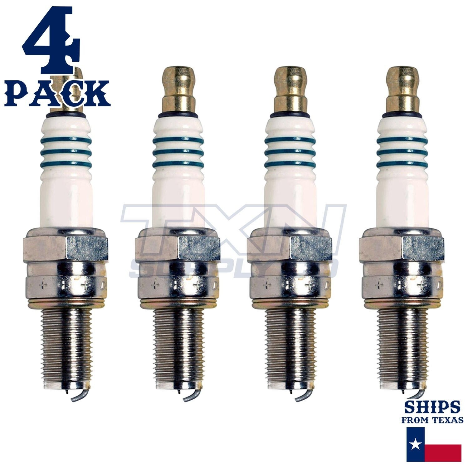4 Pack Denso 5365 Iridium Power Spark Plugs IU24A