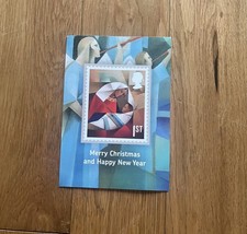50 1st First Class Royal Mail Christmas Stamps 2021 With Card