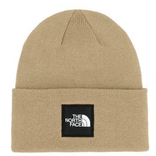 THE NORTH FACE BIG BOX BEANIE Kahki Stone Snow Headwear