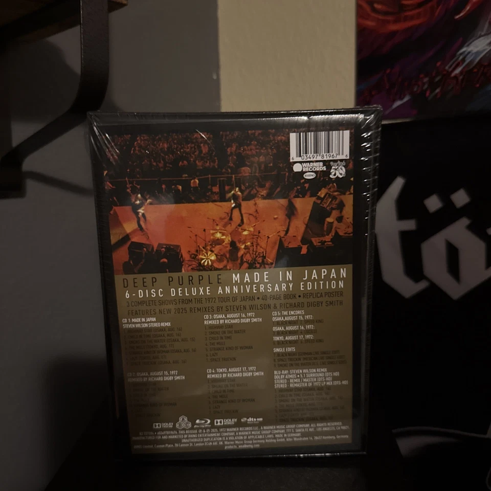 Deep Purple, Made In Japan [50th Anniv. Edition 5CD Blu Ray Box Set] - Image 4 of 4
