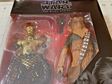 Star Wars The Black Series Chewbacca & C-3PO Action Figures Empire Strikes Back
