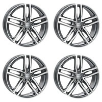 4 Alutec Felgen Ikenu 6.5Jx17 ET45 4X100 Grapfp FüR Toyota Corolla IQ Yaris