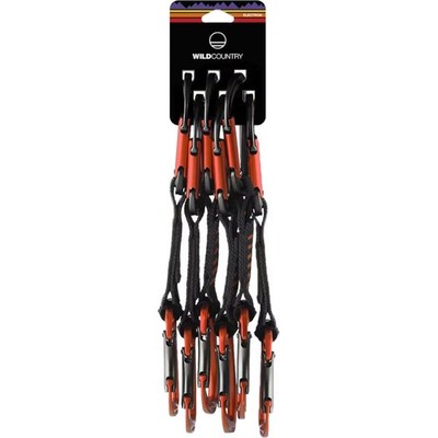 Wild Country Electron Sport Quickdraw Set, Orange/Black, 12cm, 6-Pack