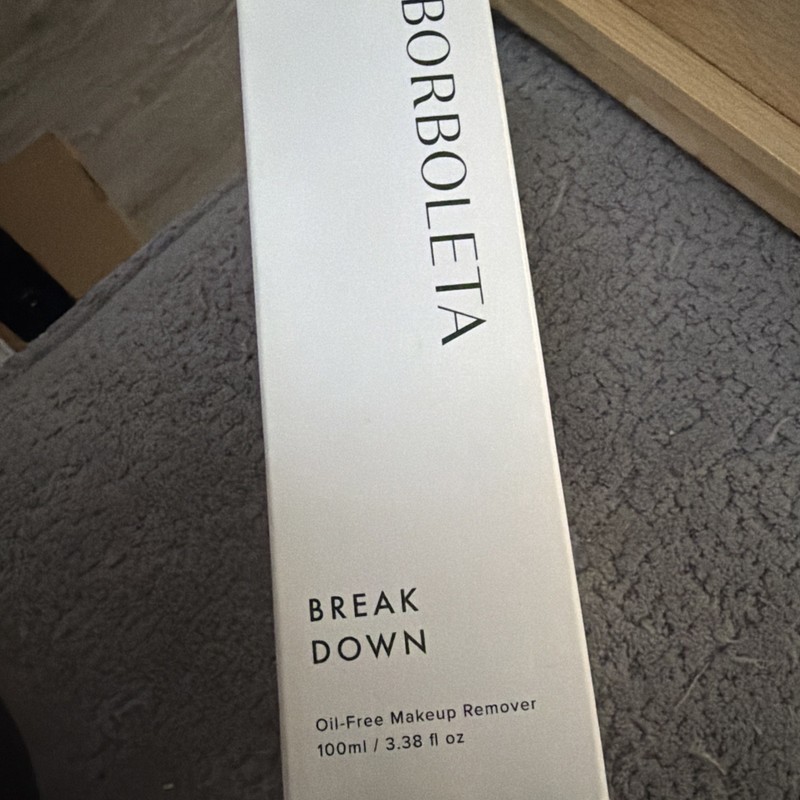 Borboleta Break Down Oil-Free Makeup Remover Full Size 3.38 Fl Oz NWB