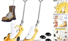 Boot Stretchers for Cowboy Boots 2 PCS Shoe Stretcher for Men Shoe Large Yellow