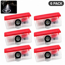 Mercedes-Benz Door Light Car LED 6Pcs Projector Ghost Shadow Lamp