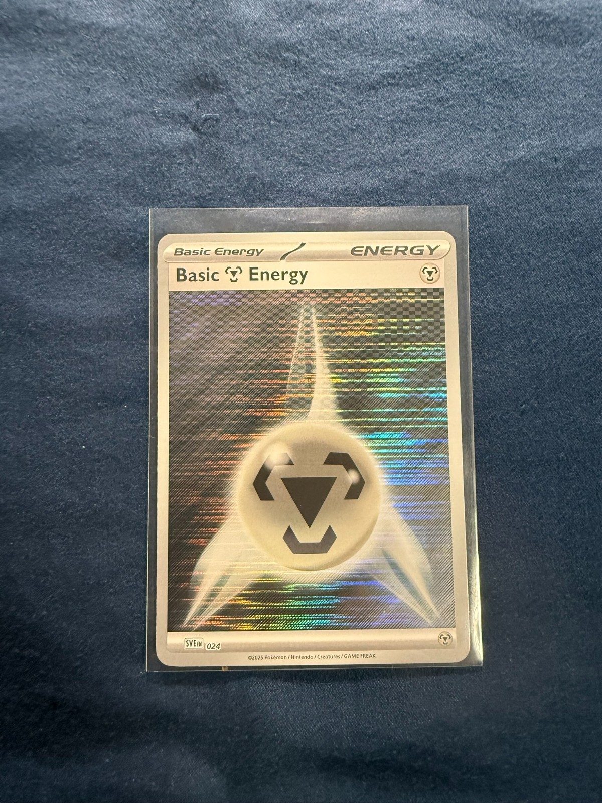 Pokémon TCG Metal Energy Foil Holo – Black Bolt & White Flare Promo – NM/M